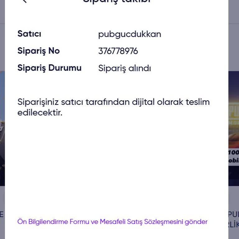 Instagram Üzerinden Alınan UC'nin Teslim Edilmemesi