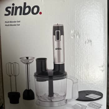 Sinbo Blender Seti Hayal Kırıklığı