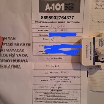 Vestel TV Montaj Sorunu Ve Ücret Talebi