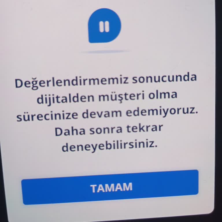 Denizbank Mobil Uygulama Hatası