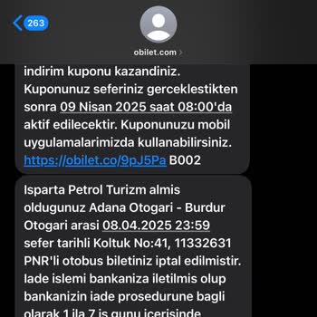 İptal Edilen Biletler Ve Geri Ödeme Sorunu