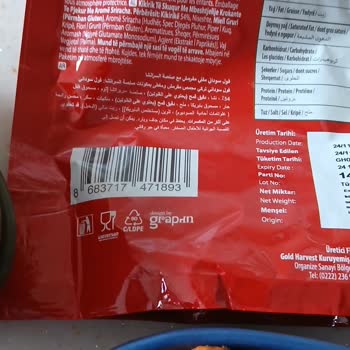 Gold Harvest Kuruyemişte Kalite Düşüşü Ve Küçük Ürün Sorunu