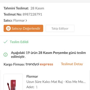 Flormar Maskara Ve Rujların Paket İçeriği Sorunu