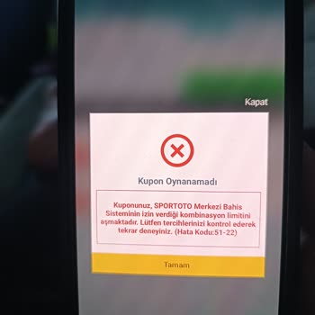 Sürekli Çöken Sistem Ve Kupon Yapamama Sorunu