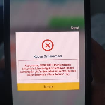 Sürekli Çöken Sistem Ve Kupon Yapamama Sorunu