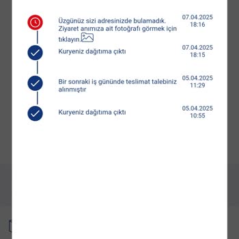 Kargo Teslimatı Sorunu Ve Yanlış Bildirim