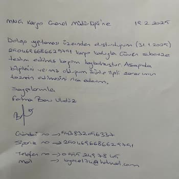 Kayıp Kargo Ve Çözülmeyen Tazmin Süreci