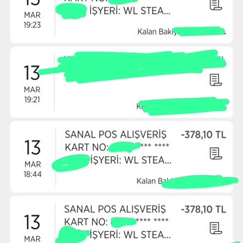 Steam Ve Ziraat Arasında Kayıp 10 Dolar
