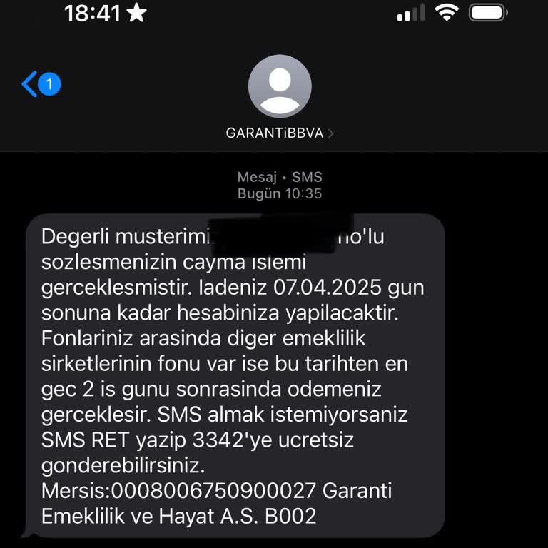 Garanti BES İptali Sonrası Ödeme Gecikmesi
