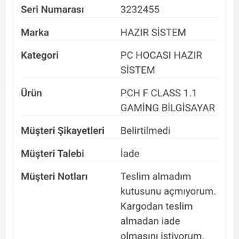 İncehesap.com'da İade Sürecinde Yaşanan Sorunlar