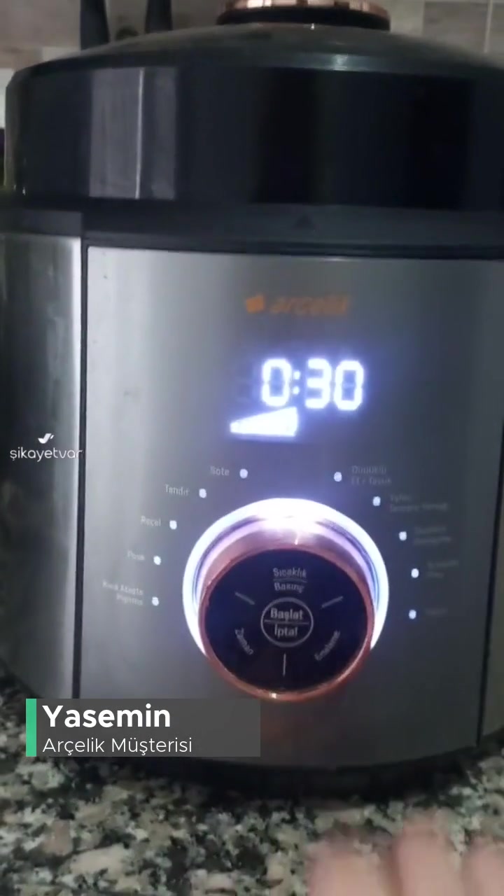 Arçelik Gurme Şef Tencere E30 Hatası Veriyor! videonun kapak resmi