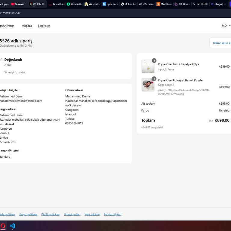 Doğum Günü Hediyesi Kargoda Kayboldu