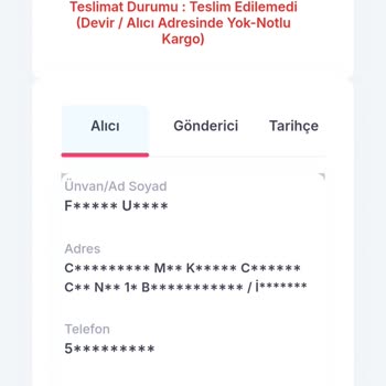 Sürat Kargo'nun Yanıltıcı Teslimat Deneyimi