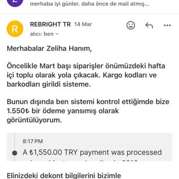 Kayıp Sipariş: Rebright'tan Yanıtsız Bekleyiş