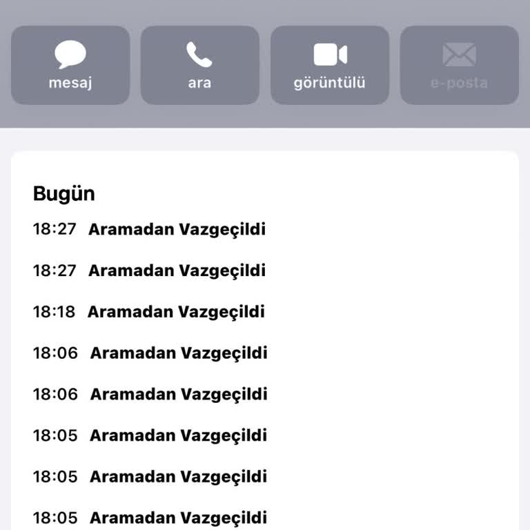 Rezervasyon İçin Ulaşılamayan Telefonlar