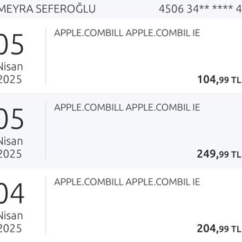 İzinsiz Para Çekimi: Apple.com/Bill'e Yasal Uyarı