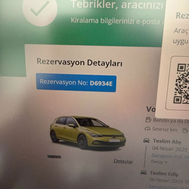 Araç Kiralama Rezervasyonunda Yanıltıcı Bilgilendirme