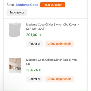 Madame Coco Çöp Kovası Yedek Parça Sorunu