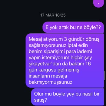 Sidereal.co'da Kayıp Sipariş Ve İade Sorunu