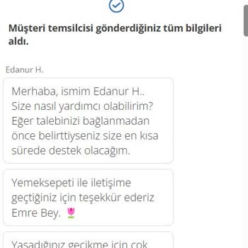 Teslimat Sorunu Ve İptal Süreci
