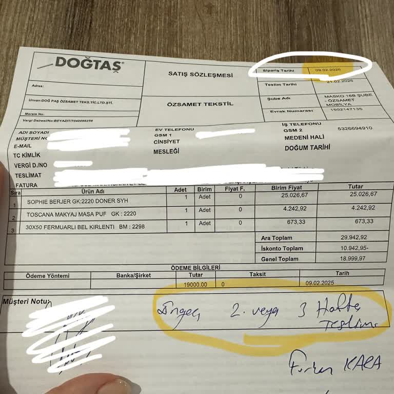 Teslimat Gecikmesi Ve Yetersiz Müşteri Hizmetleri Sebebiyle İade Talebi