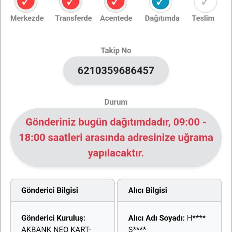 Teslim Edilen Kartın Sistemde Görünmemesi