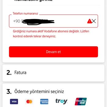 Vodafone'dan Ayrıldım Ama Ödeme SMS'leri Bitmiyor
