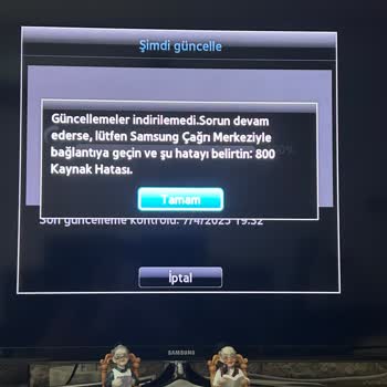 Samsung TV Güncelleme Sorunu Çözülmüyor