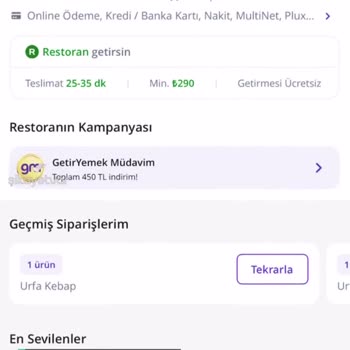 GetirYemek Müdavim Kampanya Sorunu