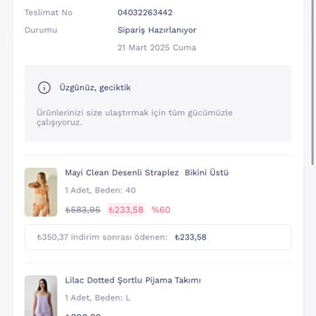 Penti'den Yanıltıcı Müşteri Hizmetleri Ve İade Sorunu