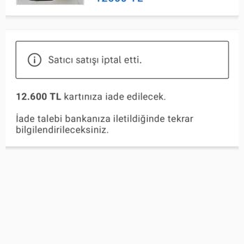 Sahibinden İptal Edilen Satışta Para İadesi Sorunu