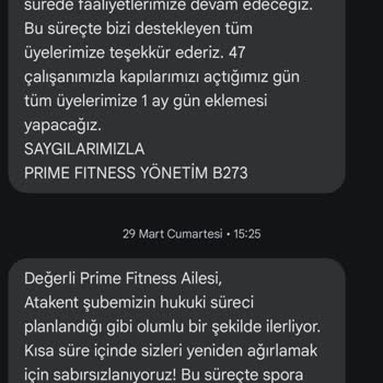 Kapanan Spor Salonu Ve İade Edilmeyen Üyelik Ücreti