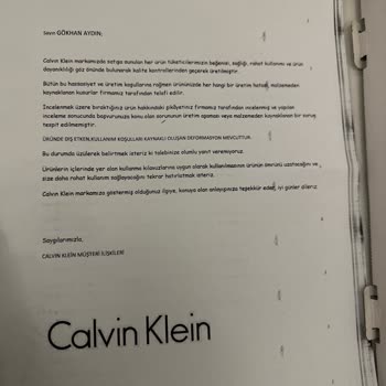 Calvin Klein Ayakkabıda Erken Aşınma Ve İade Sorunu