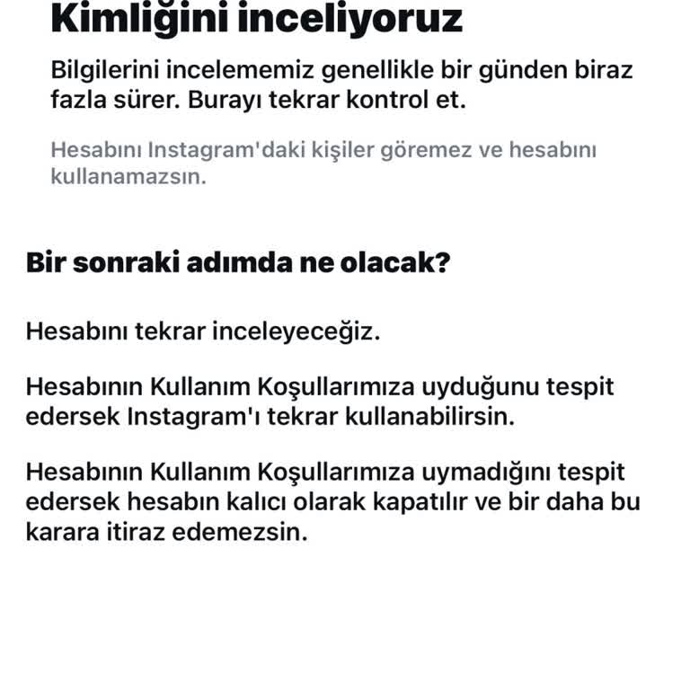 Haksız Hesap Askıya Alınması: Instagram Hesabımın Yeniden İncelenmesini Talep Ediyorum!