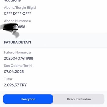 Yanlış Fatura Ve Numara Sorunu