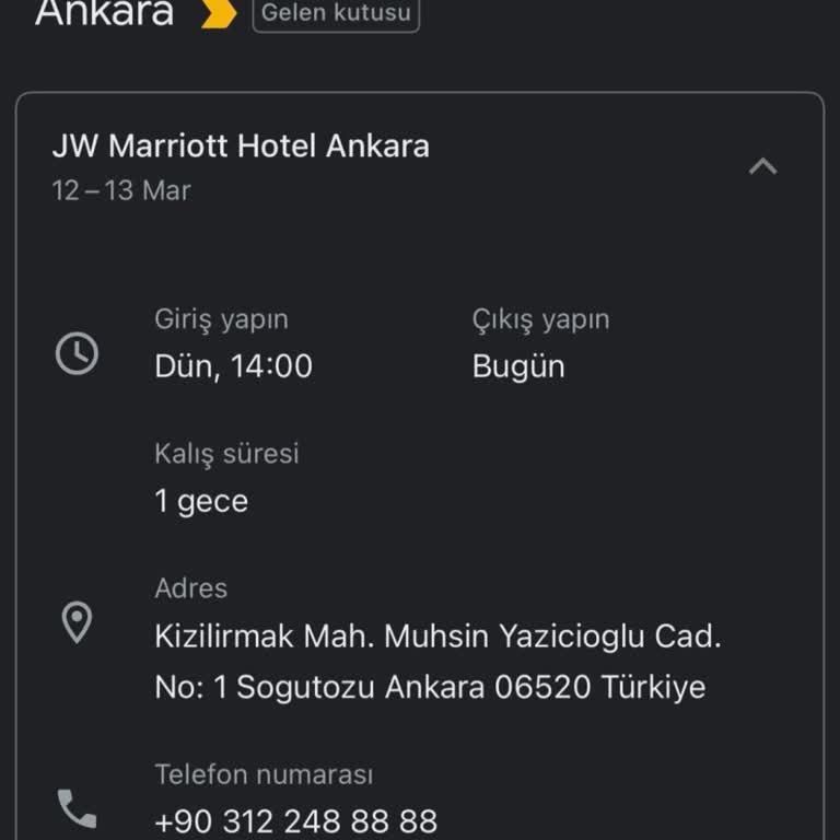 Jw Marriott'ta Sahur Hayal Kırıklığı