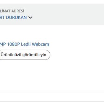 Kargo Krizi: Web Kamerası Teslim Edilemiyor!