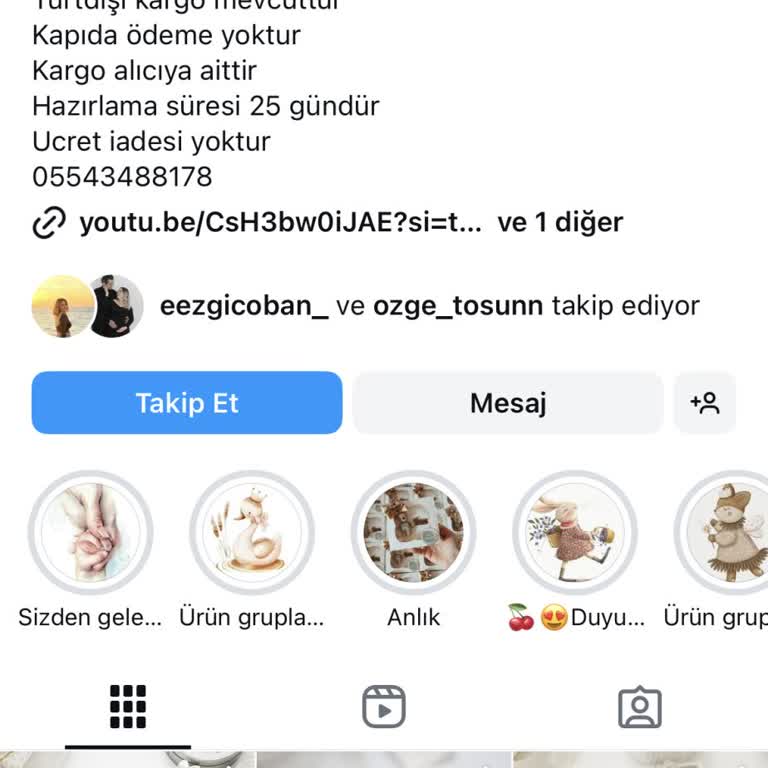 Instagram'dan Alınan Ürünlerin Teslim Edilmemesi