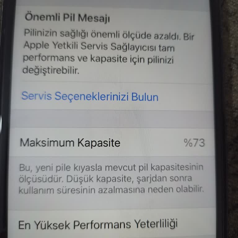 İphone 11 Pil Sağlığı Ve Şarj Sorunu