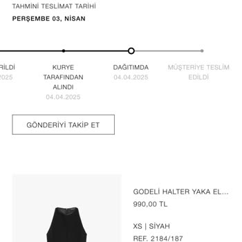Zara Online Siparişlerinde Kargo Sorunu Ve İlgisizlik