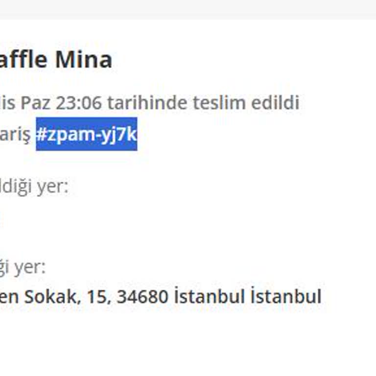 Geç Teslim Edilen Ve Teslim Edilmeyen Sipariş Sorunu