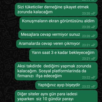İade Sürecinde İletişimsizlik Ve Ödeme Sorunu