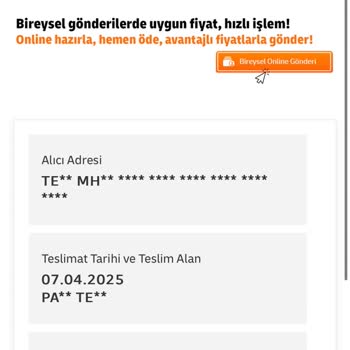 Kişisel Verilerimle Yapılan Yanlış Sipariş Teslimatı
