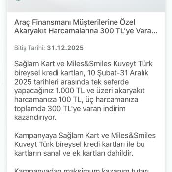 Kuveyt Türk Araç Finansmanı Kampanyasında İndirim Sorunu