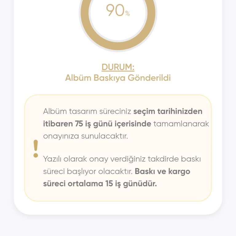 Albüm Teslimatındaki Gecikme Mağduriyeti