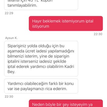 Yemeksepeti İptal Taleplerini Reddetti Teslimat Hüsranı