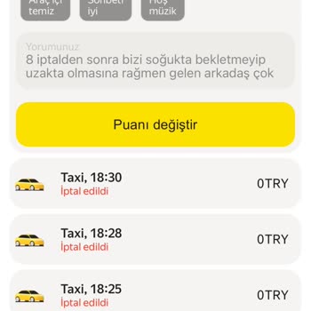 Yandex GO'da Yanlış Ücretlendirme Ve Güven Sorunu