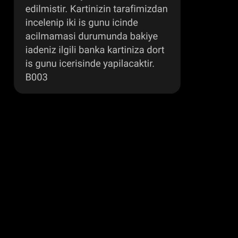 Vodafone Pay Kartlarımın Haksız Blokesi