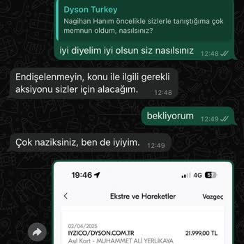 Dyson Türkiye'den Stok Ve İade Sorunu