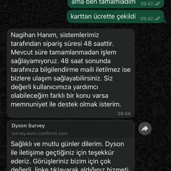 Dyson Türkiye'den Stok Ve İade Sorunu